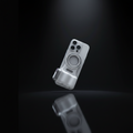 "Supporto per smartphone/fotocamera con luce LED integrata"
