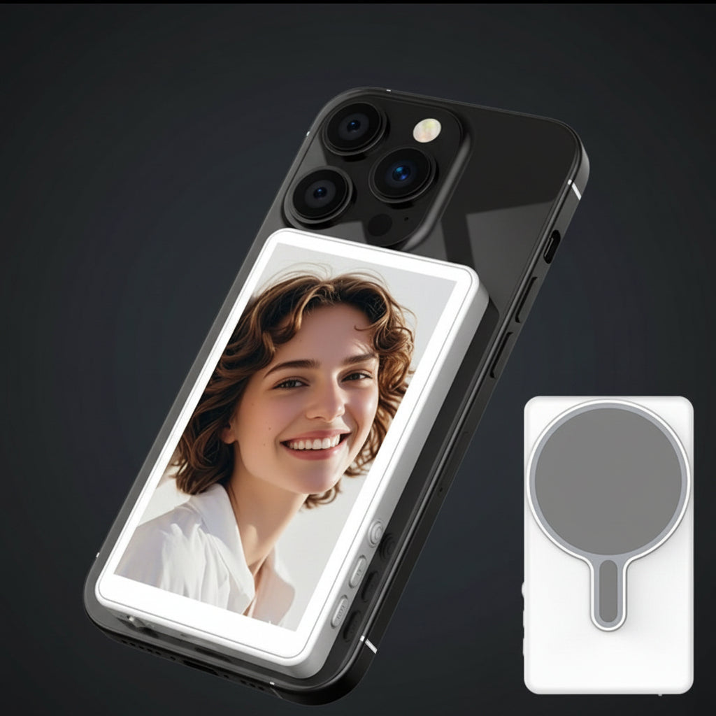 Monitor Wireless Magnetico per Selfie con Fotocamera Posteriore