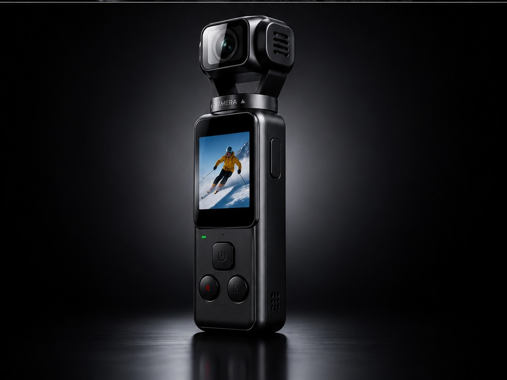 Mini Fotocamera 4K Tascabile con Stabilizzazione Anti-Shake